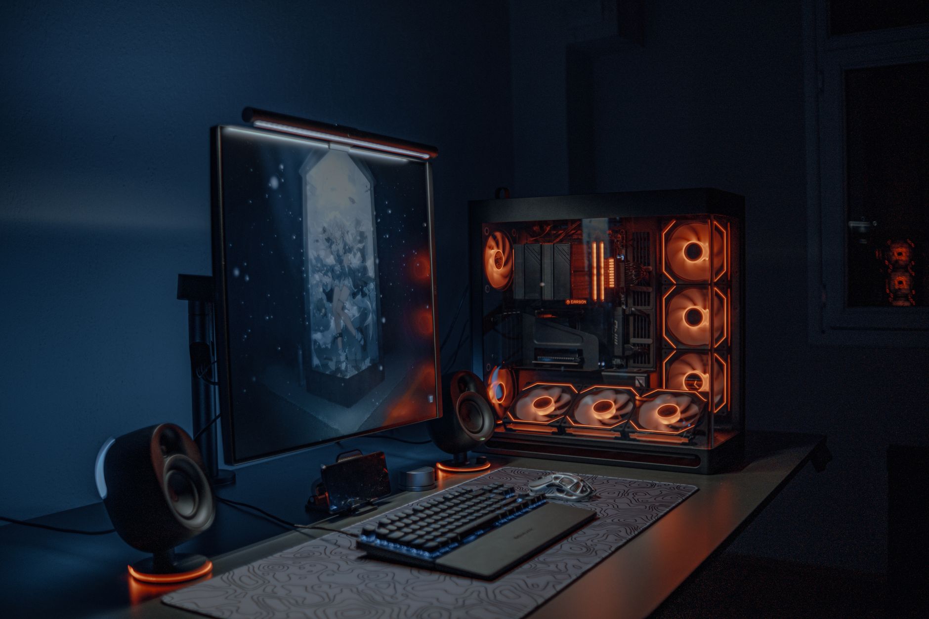 Gaming PC mit LED-Beleuchtung
